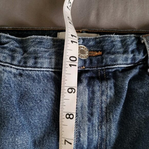 Agolde Jeans Wide Leg Minka Cargo Denim Size 29 Blue High Rise 90s Retro - Picture 4 of 12